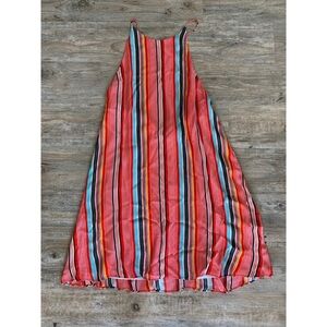 NWT ALICE&OLIVIA Kalia Stripe Tie Back Mini Dress